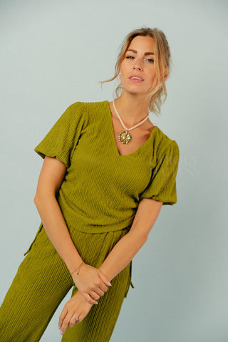 Olive Chique Pants