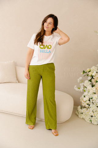 Olive Chique Pants
