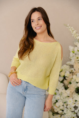 Honey Shoulder Knit