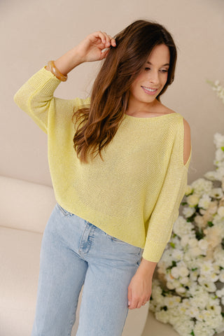 Honey Shoulder Knit