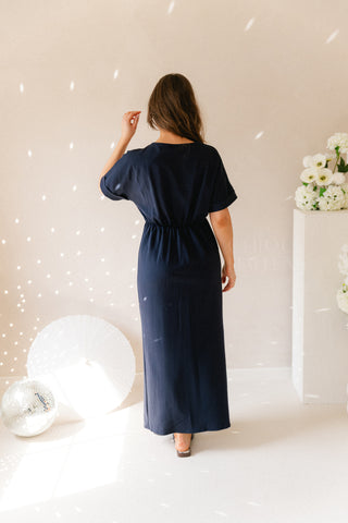 Navy Shirtdress