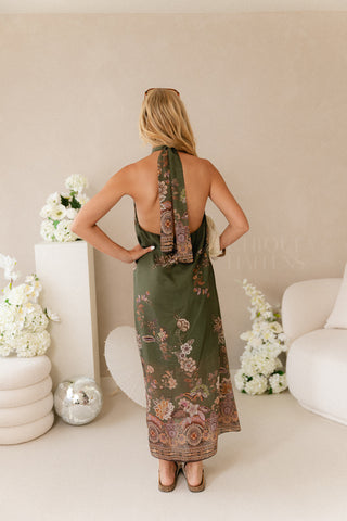 Blissfull Breeze Dress Kaki
