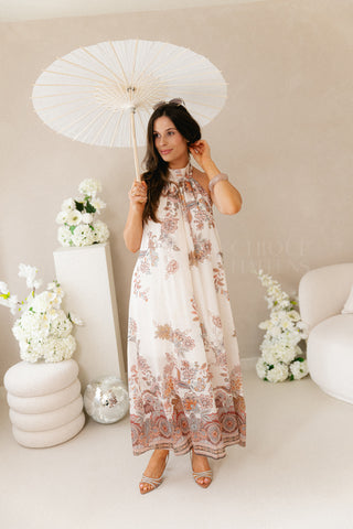 Blissfull Breeze Dress Ecru