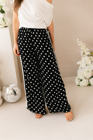 Polkadots Trousers Navy