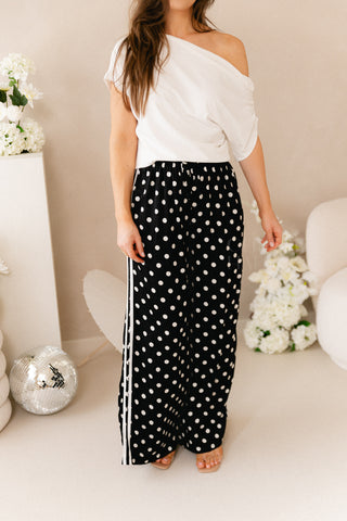 Polkadots Trousers Navy