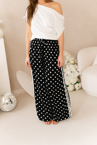 Polkadots Trousers Navy