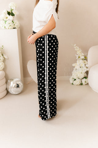 Polkadots Trousers Navy