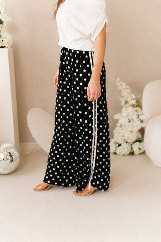 Polkadots Trousers Navy