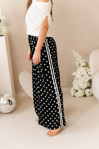 Polkadots Trousers Navy