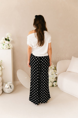 Polkadots Trousers Navy