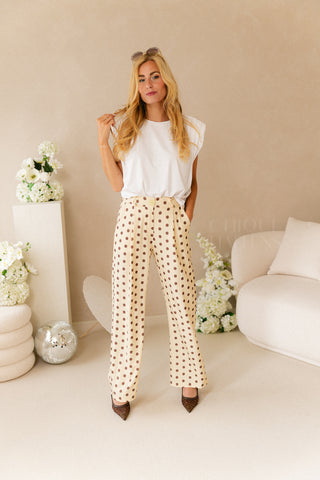 Polkadots Trousers Yellow
