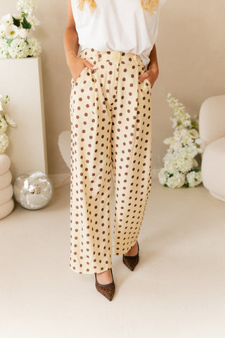 Polkadots Trousers Yellow