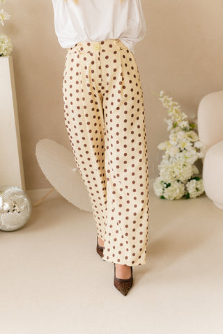 Polkadots Trousers Yellow