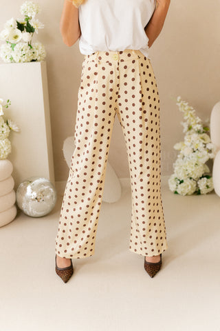 Polkadots Trousers Yellow