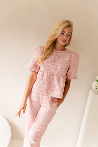 She's Iconic Blouse Coral