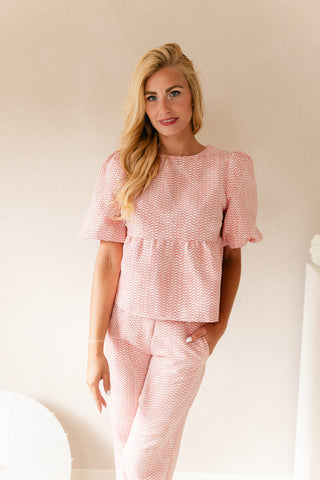 She's Iconic Blouse Coral