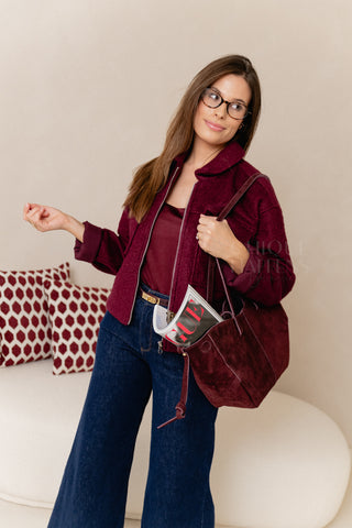 Vogue Burgundy Bag