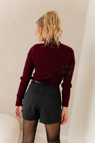 Supersoft Bordeaux Turtleneck