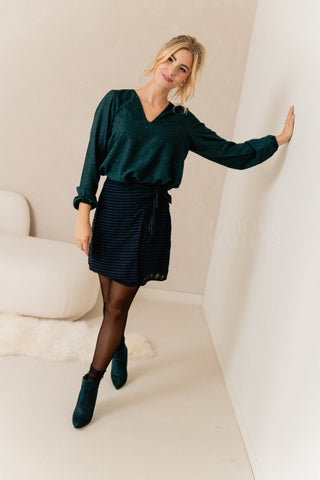 Stripes & Shadows Skirt