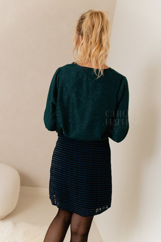 Stripes & Shadows Skirt