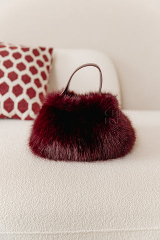 Burgundy Fashionista Purse