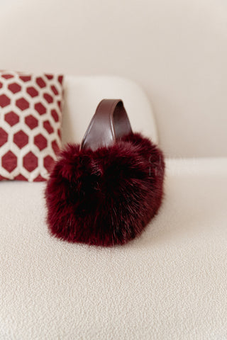 Burgundy Fashionista Purse