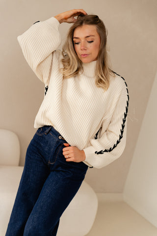 Black & White Knit