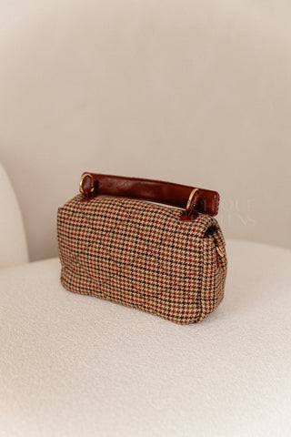 Stud Pied De Poule Purse