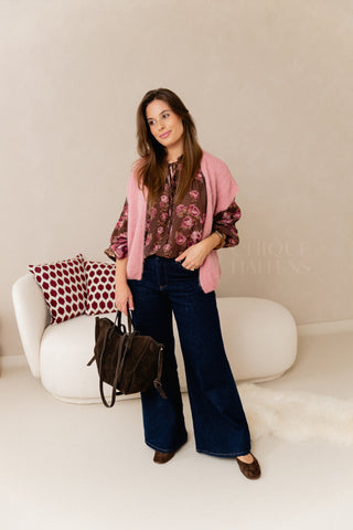 Fall Roses Blouse