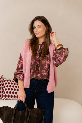 Fall Roses Blouse