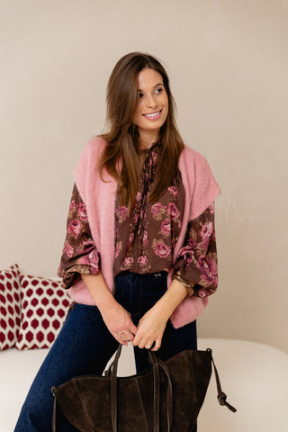 Fall Roses Blouse