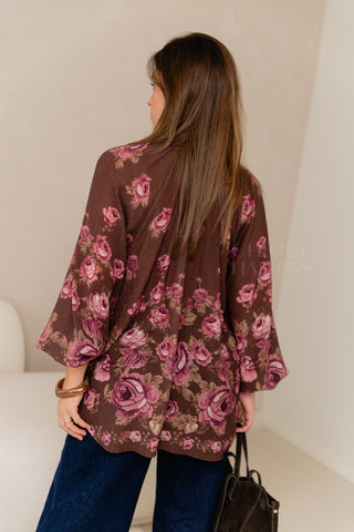Fall Roses Blouse