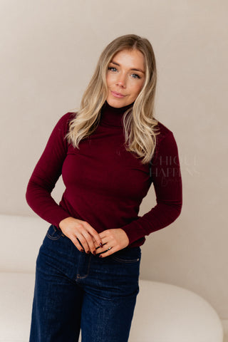 Bordeaux Turtleneck