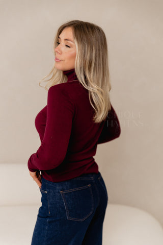 Bordeaux Turtleneck
