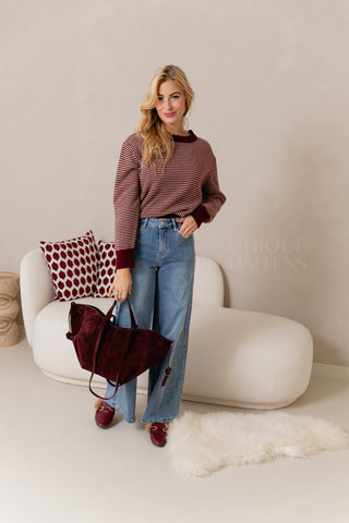 Vogue Burgundy Bag