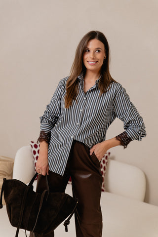 Striped Lace Dream Blouse