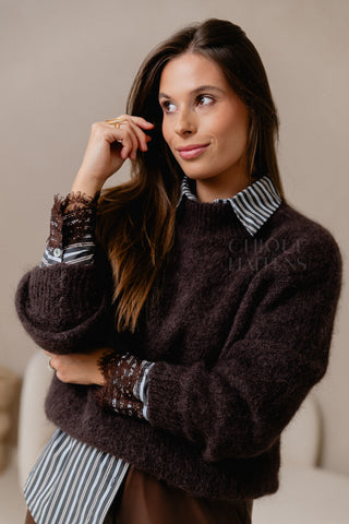 Striped Lace Dream Blouse