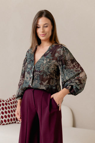 Bold Flower Blouse