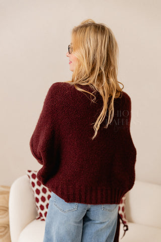 Merlot Cable Knit