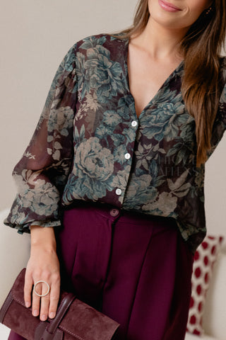 Bold Flower Blouse