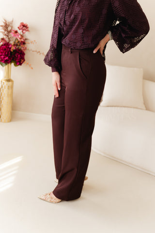 Enchanted Dreams Blouse Aubergine