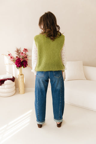 Cosy Debardeur Mohair Green