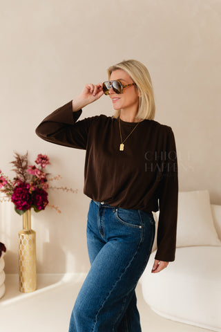 Balloon Shirt Brown