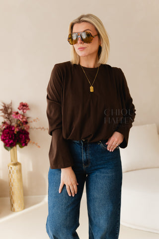 Balloon Shirt Brown