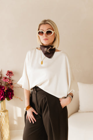 Haute Dog Scarf Brown