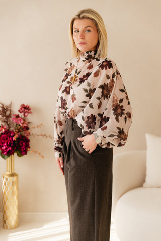 Flower Harmony Blouse Ecru
