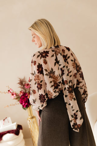 Flower Harmony Blouse Ecru