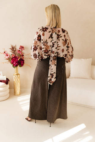 Softly Tailored Trousers Brown