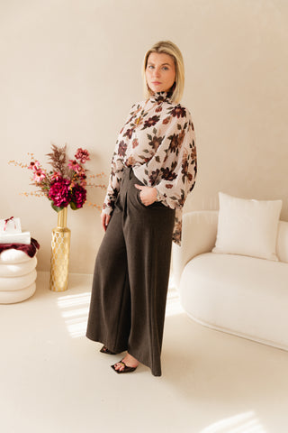 Flower Harmony Blouse Ecru