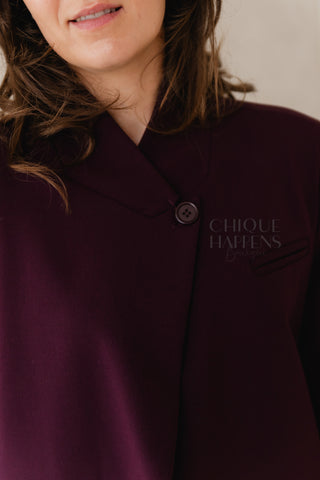 Aubergine Moment Blazer